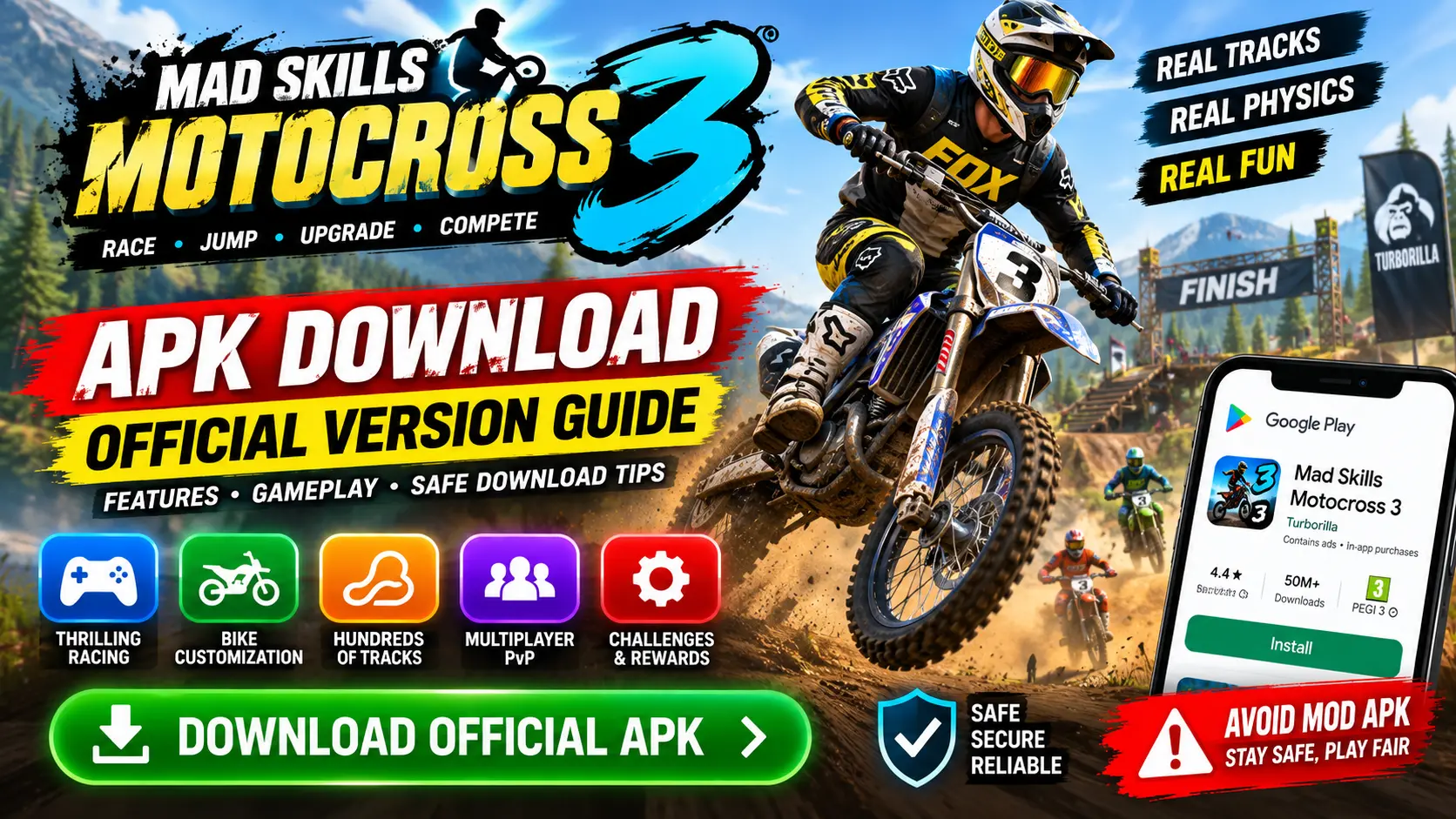 Mad Skills Motocross 3 APK Download Guide